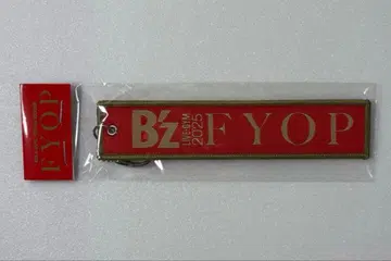 B'z FYOP 플라이트 택 빨간색