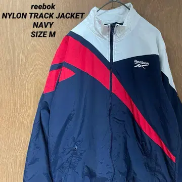리복 나일론 트랙 자켓 네이비 M