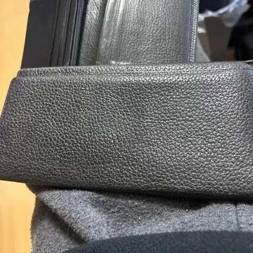 블랙 가죽 장지갑