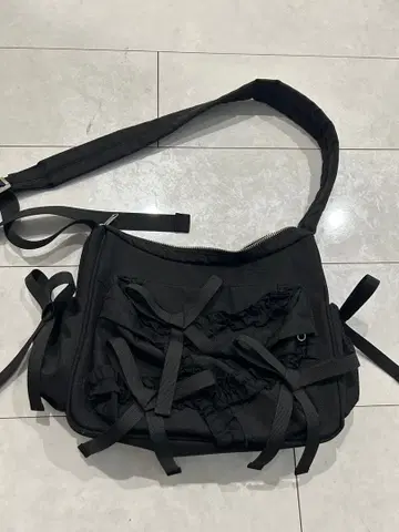 Candy stripper 리본 숄더백