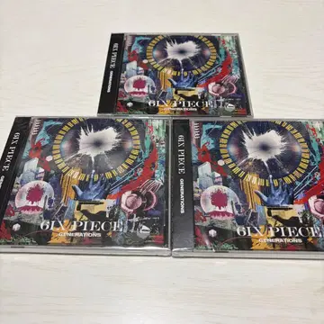 6IX PIECE GENERATIONS CD 3장 세트