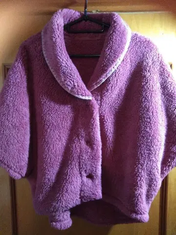 와코루 룸웨어  파트너 숄더 겉옷 핑크 M