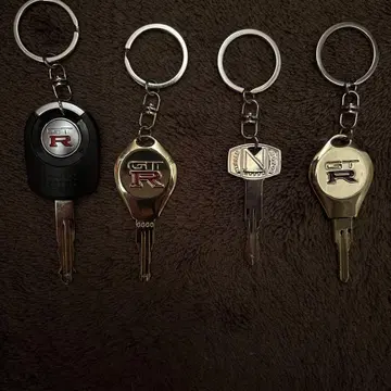 나리키리 오너 닛산 GT-R 키링 4개 세트