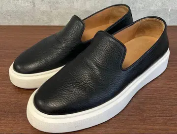 블랙 가죽 슬립온 페르노이 42 스가와라 신발점 치바