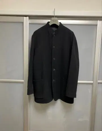 요건 레일 스탠드 카라 자켓 겨울 상품