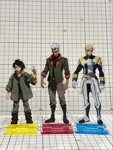 건담 철혈의 오펀스 이어지는 아크릴 스탠드 3체 세트