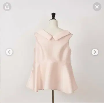 HEVE two charm blouse 피치