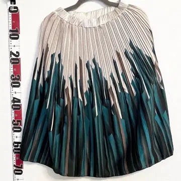 후지산 플리츠 스커트