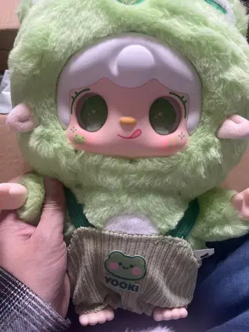 YOOKI 봉제 인형 그린 컬러 개구리 400퍼센트