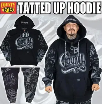 FB COUNTY TATTED UP 후디 & 스웻팬츠