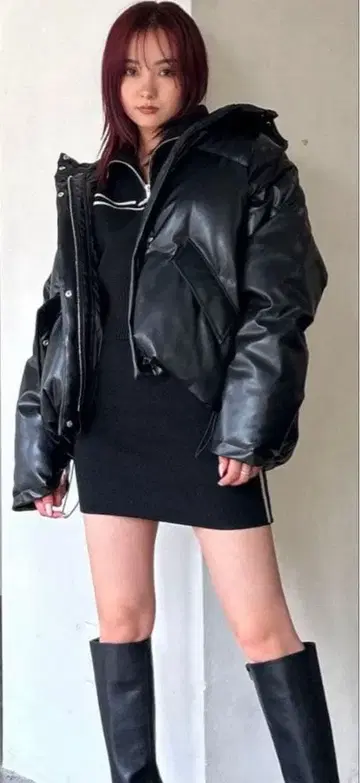 컨디션 최상 [ EMODA ] 2WAY 오버 후드 다운