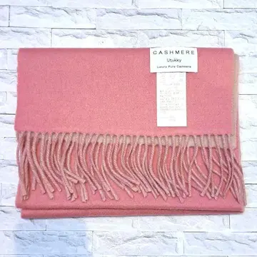 머플러 캐시미어 100% 여성용 고급 대형 두꺼운 원단 포근한 핑크