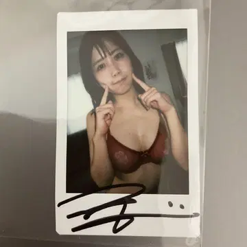 미야가와 미야비 [미야비 선생님의 비밀] 혜택 친필 사인 폴라로이드