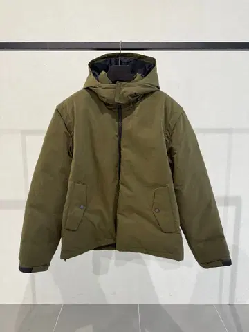 [미사용 새상품] 하시모토 준 다운 자켓 카키 M (3) 사이즈