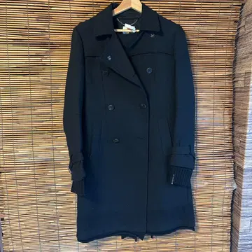 CoSTUME NATIONAL 블랙 롱 코트 38