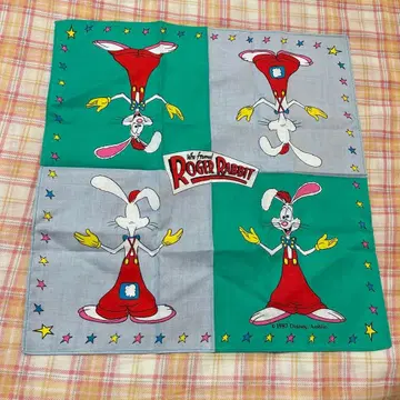 로저 래빗 손수건 1987년 로저 래빗 당시 물품