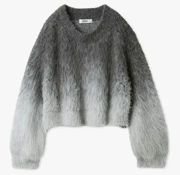 스나이델 바리에 니트 풀오버 SWNT244266 그라데이션 그레이