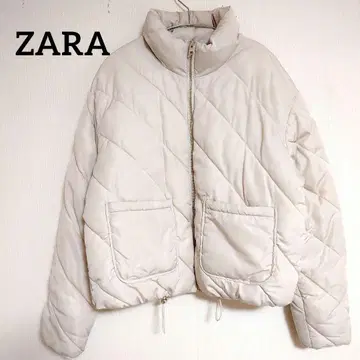 ZARA 워터 윈드 프로텍션 다이애그널 퍼프 자켓