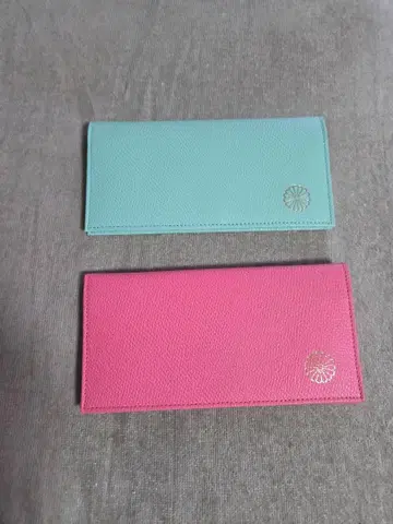 황궁 동어원 민트 핑크 장지갑 레어