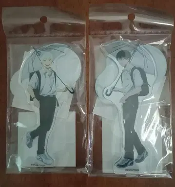 빛이 죽은 여름 아크릴 스탠드 히카루 & 요시키 비오는 날