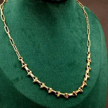 빈티지 골드 체인 목걸이 브론즈