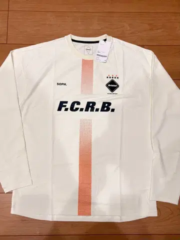 새상품 FCRB 25SS L/S GAME SHIRT 긴팔 화이트 XL