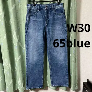 스트레이트 청바지 65blue 허리 30 UNIQLO and JWA