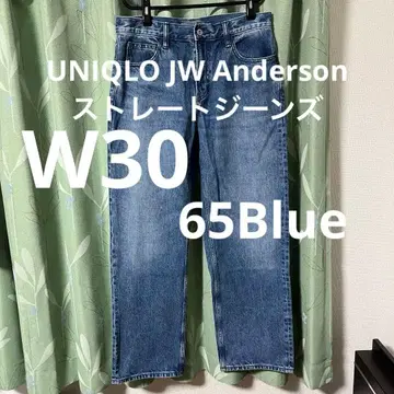 스트레이트 청바지 65blue 허리 30 UNIQLO and JWA