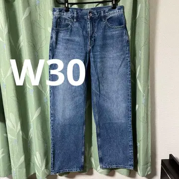 스트레이트 청바지 65blue 허리 30 UNIQLO and JWA