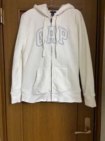 GAP 로고 자수 보아 후드티