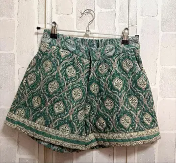 AIC 퀼팅 숏팬츠 그린