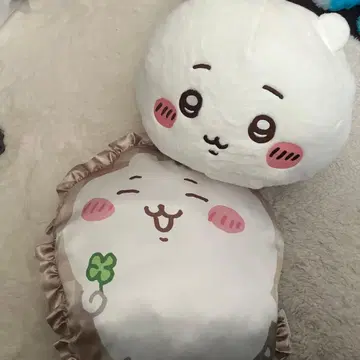 치이카와 프리미엄 돔 쿠션 깅엄 프릴 쿠션