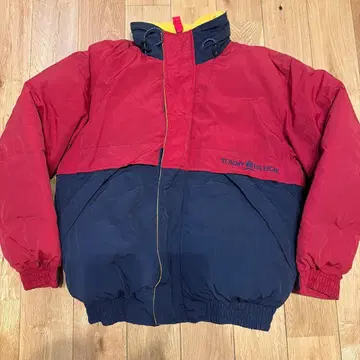 TOMMY HILFIGER 후드 부착 다운 자켓 M