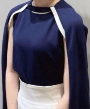 셀퍼드 케이프 풀오버 네이비