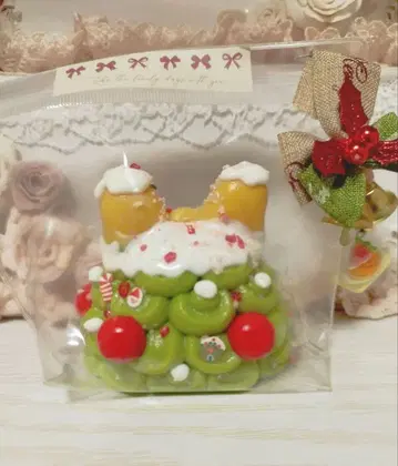 스퀴즈 쪼물쪼물 해외 크리스마스 트리 리본