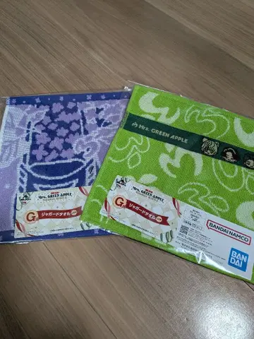 Mrs. GREEN APPLE 제일복권 G상 자카드 타월 2장 세트