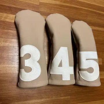 골프 헤드커버 유틸리티용 3개 세트 인조 가죽 핸드메이드