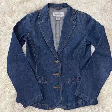 [컨디션 최상] 웨어하우스 데님 테일러드 자켓 여성용 다크 네이비 M