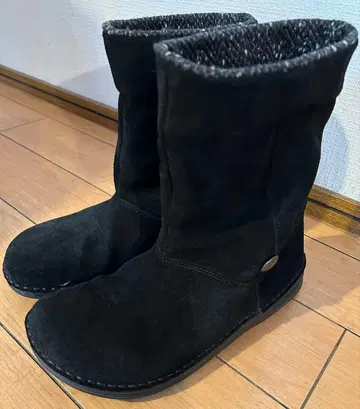 버켄 스웨이드 부츠 38 블랙