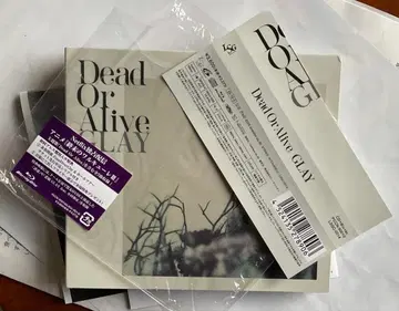 GLAY Dead Or Alive Blu-ray 시리얼 미사용
