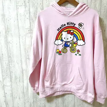헬로키티 핑크 후드티 XL