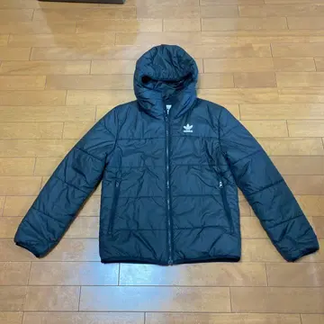 adidas 후드 부착 블랙 자켓