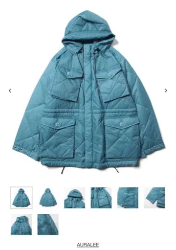 AURALEE 오라리 퀼팅 다운 자켓