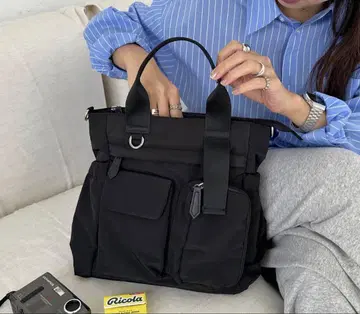 디스코트 유틸리티 퍼프 토트백 블랙