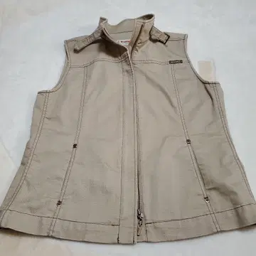 M'GREGOR 베이지 지퍼 베스트