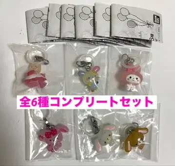 산리오 캐릭터즈 윳토 메지루시 액세서리 전 6종 컴플리트 세트 2