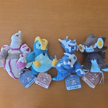 포켓몬 봉제 인형 세트 4체