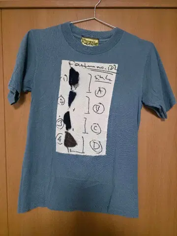 NEMETH 아트 프린트 T셔츠 파랑 크리스토퍼 네메스 레어