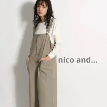 미사용 새상품 니코앤드 덕 와이드 살로펫 베이지 3