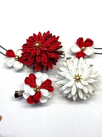 꽃 장식 세트 시치고산 성인식 결혼식 하자품